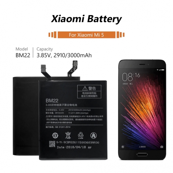 HTB1kCn6ajzuK1RjSsppq6xz0XXav Аккумулятор BM22 для Xiaomi Mi5 3000 мАч