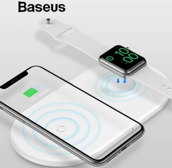 HTB1xhUzXdfvK1RjSszhq6AcGFXdV Беспроводной зарядный коврик для Apple Watch, iPhone X Xs Max XR 2 в 1