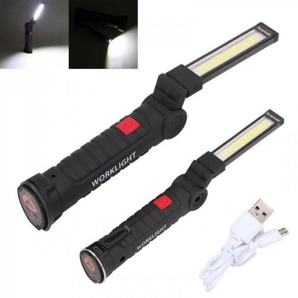 HTB1ua5.XizxK1RkSnaVq6xn9VXaF Портативный светодиодный фонарик USB магнитное основание 5 режимов