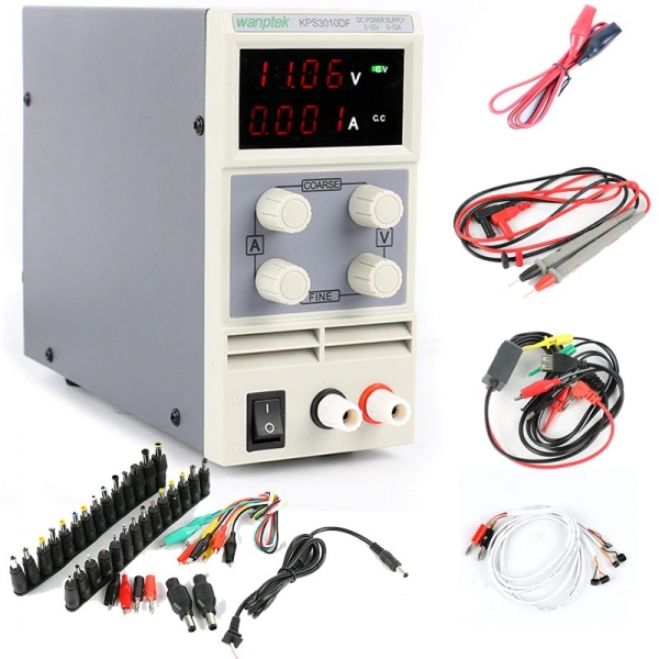 HTB1ddo4beySBuNjy1zdq6xPxFXa6 Регулируемый лабораторный DC блок питания KPS-3010DF 30В/10A