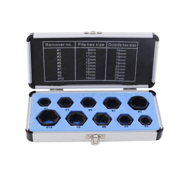 HTB1EBZJrgKTBuNkSne1q6yJoXXar Набор съемник поврежденных болтов с гайкой 10 шт./компл.