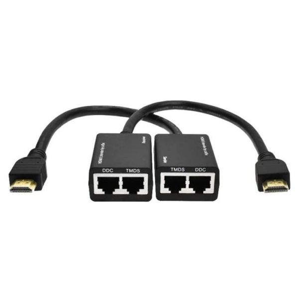 HTB1eEn2bwMPMeJjy1Xdq6ysrXXa1 Удлинитель HDMI по RJ45 витой паре CAT5e, CAT6
