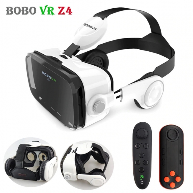 BOBOVR-Z4 3D Glasses BOBOVR Z4 3D очки виртуальной реальности VR BOX 2.0 с наушниками для смартфонов 4-6 дюймов