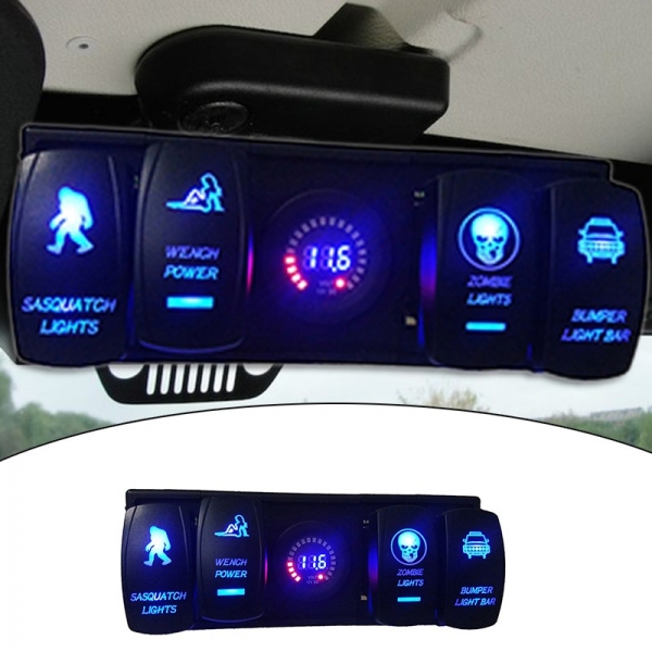 HTB1nyY4PFXXXXbUXpXXq6xXFXXXN Панель комбинации кулисных переключателей 12В/24В DC