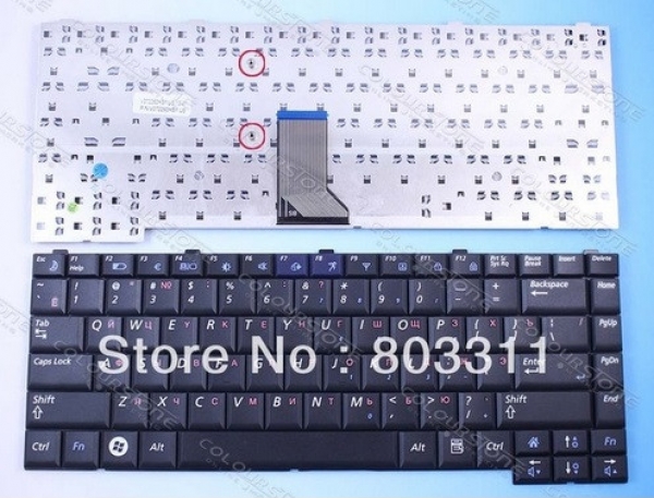 Samsung R60 Keyboard Клавиатура для ноутбука Samsung R60, R70, R560, R510, P510, P560 RU