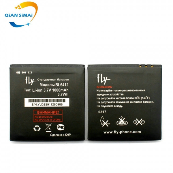 Аккумулятор BL6412 Аккумулятор BL6412 для Fly iQ434 Era Nano 5 1000 мАч