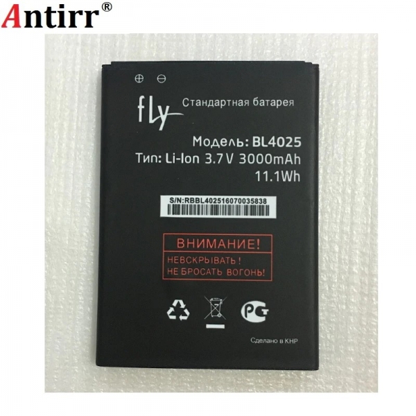 Батарея BL4025 Аккумулятор BL4025 для Fly IQ4411 Quad Energie 2 3000 мАч