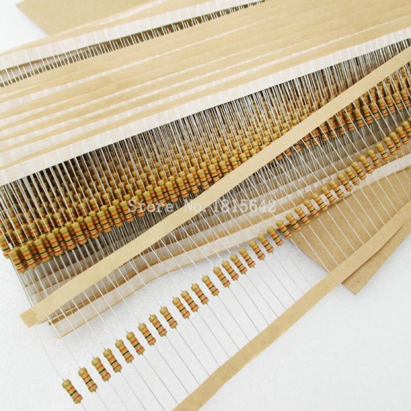 Резисторы Резисторы от 1.2 Ом до 1 М, 1.2 Вт 100 шт./партия