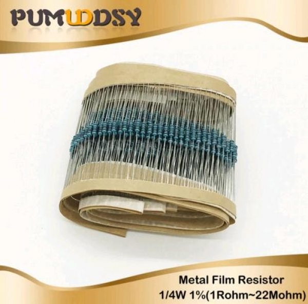 Резисторы металлопленочные от 1 Ом до 4.7 М, 1.4 Вт Резисторы металлопленочные от 1 Ом до 4.7 М, 1.4 Вт 100 шт./партия