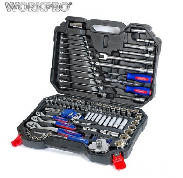 Набор профессиональных инструментов WORKPRO Набор инструментов WORKPRO 123 шт.