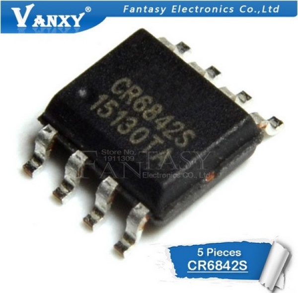 CR6842S SOP-8 Микросхема CR6842S SOP-8 5 шт.