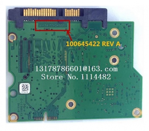 100645422 REV A Seagate PCB Circuit Board Hard Drive Logic Controller Board Контроллер 100645422 REV A для HDD Seagate 3.5' ST1000DM003 / ST2000DM001 / ST3000DM001 SATA