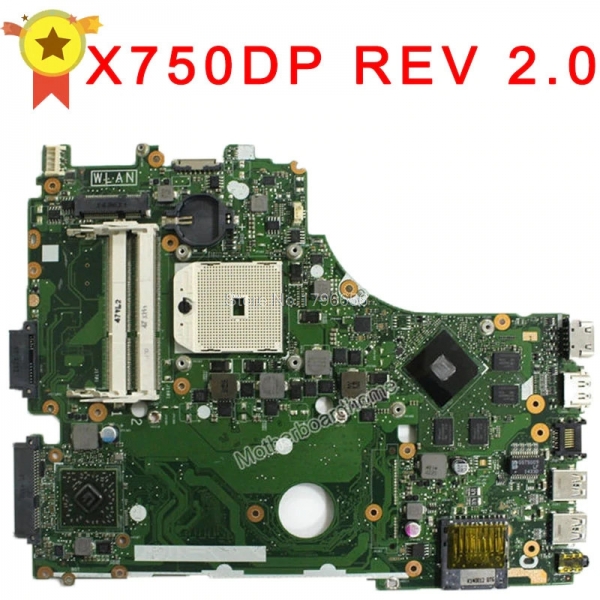 Материнская плата Asus X750DP REV 2.0 Материнская плата X750DP REV: 2.0 для ноутбука Asus X550 X550DP K550D X550D K550DP