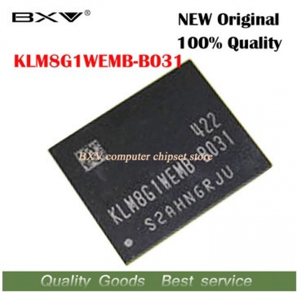 KLM8G1WEMB-B031 153-FBGA e·MMC Микросхема KLM8G1GEND-B031, KLM8G1WE4A-A001, KLM8G1WEMB-B011, KLM8G1WEMB-B031, KLM8G1WEPD-B031, KLM8G2FE3B-B001, KLM8G2FEJA-A001 1 шт./лот