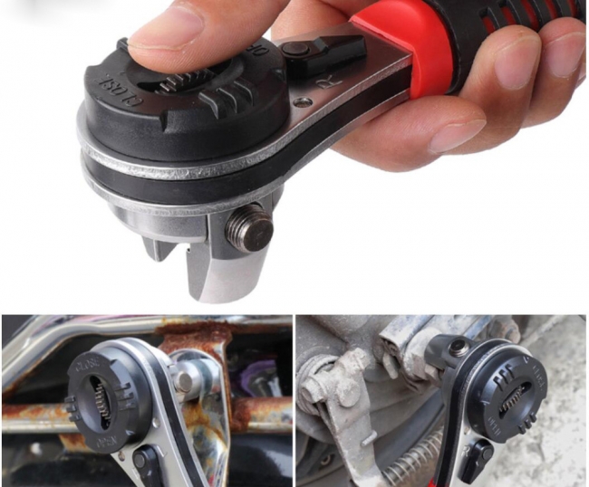 Универсальный гаечный ключ трещотка Универсальный гаечный ключ трещотка 6-22 мм