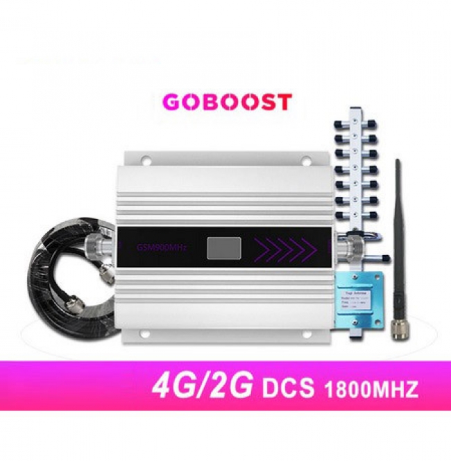 Усилитель сотового сигнала GOBOOST GSM LTE 4G DCS 1800МГц Усилитель сотового сигнала GOBOOST GSM LTE 2G/4G DCS 1800МГц