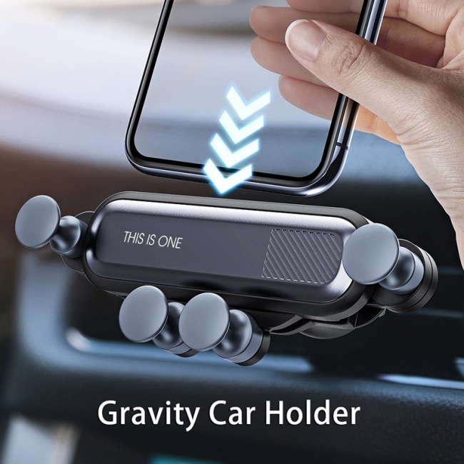Gravity Car Phone Holder Гравитационный держатель для смартфона