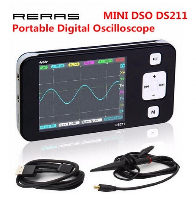 Портативный цифровой осциллограф DSO DS211 Осциллограф цифровой DSO DS211