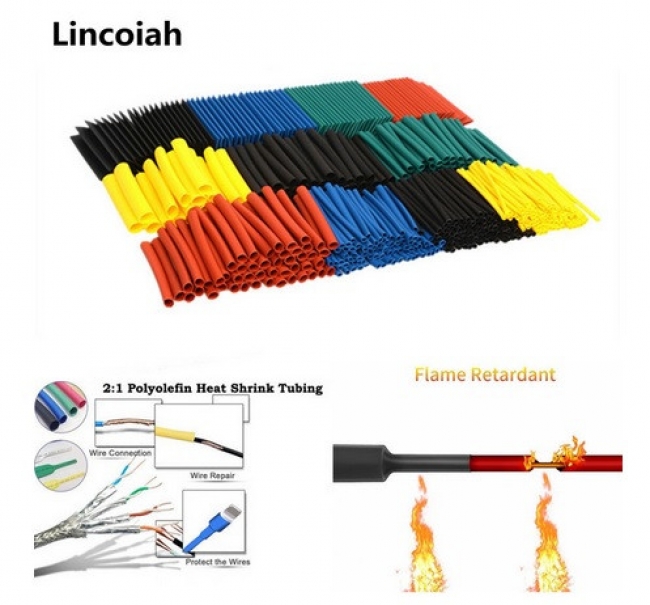 Набор полиолефиновых термоусадочных трубок Набор полиолефиновых термоусадочных трубок, 164 шт.