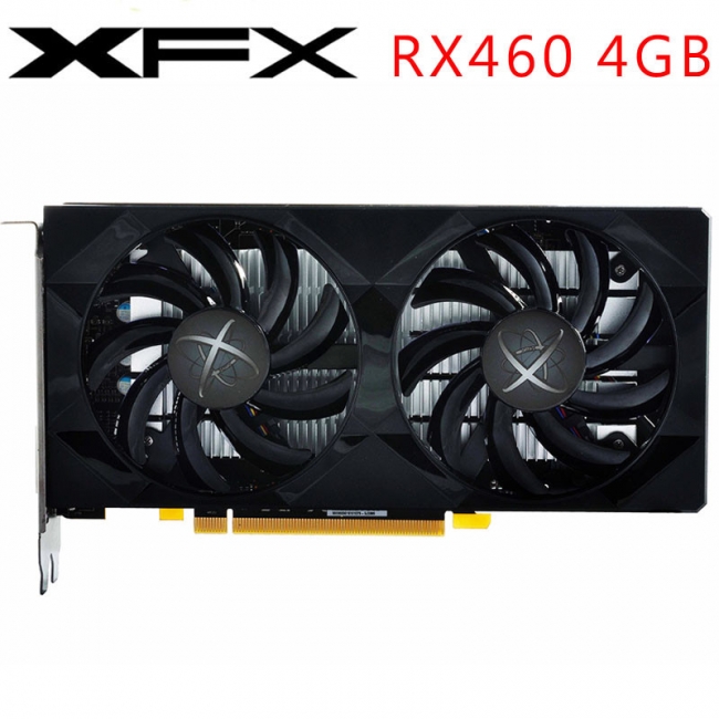 Видеокарта XFX AMD Radeon RX 460, RX-460P4DFG5, 4ГБ, GDDR5, 128 бит Видеокарта XFX AMD Radeon RX 460, RX-460P4DFG5, 4ГБ, GDDR5, 128 бит