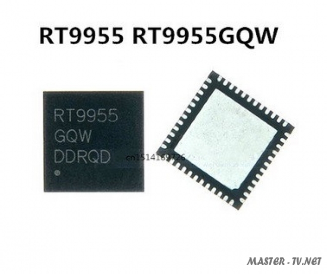 RT9955GQW QFN-48 Контроллер питания матрицы RT9955GQW QFN-48 Контроллер питания матрицы 1 шт./лот